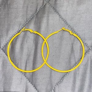 Groovy Yellow Hoops